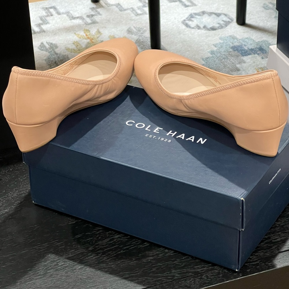 Cole Haan Sadie Wedge - Nude